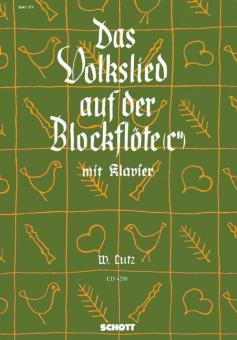 Das Volkslied auf der Blockflöte (c'') Standard