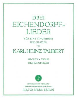 Drei Eichendorff-Lieder 
