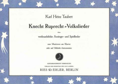 Knecht Ruprecht-Volkslieder 