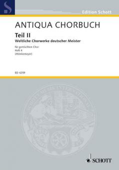 Antiqua-Chorbuch Teil 2 Heft 4 Standard