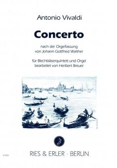 Concerto für Blechbläserquintett und Orgel 