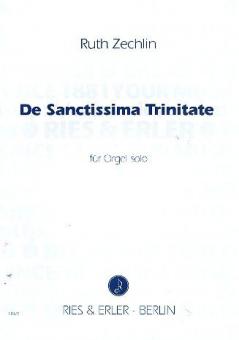 De Sanctissima Trinitate 