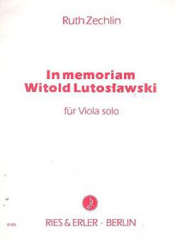 In memorian Witold Lutoslawski 