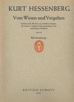 Vom Wesen und Vergehen op. 45 
