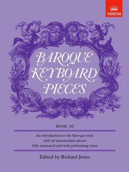 Baroque Keyboard Pieces Book 3 