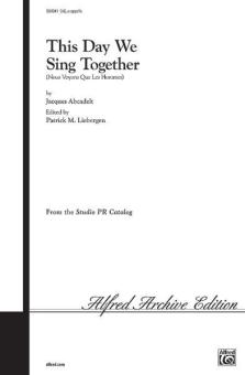 This Day We Sing Together Download