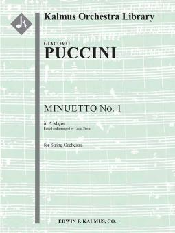 Minuetto No. 1 in A 