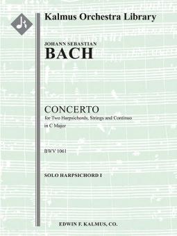 Concerto for 2 Harpsichords in C, BWV 1061 