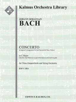 Concerto for 3 Harpsichords in C, BWV 1064 