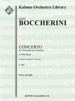 Concerto for Cello in B flat, G. 482 