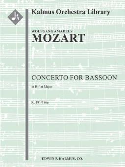 Concerto for Bassoon, K. 191/186e 