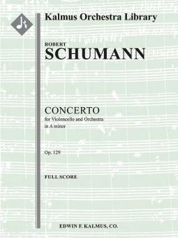 Concerto for Cello in A minor, op. 129 