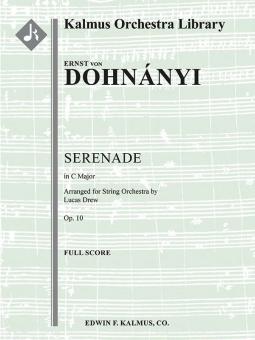 Serenade in C Major for String Orchestra, op. 10 