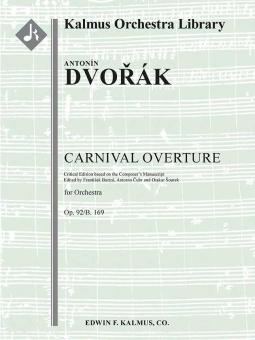 Carnival Overture, op. 92/B. 169 
