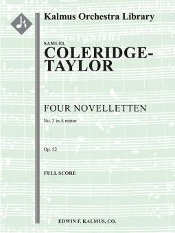Four Novelletten, op. 52, No. 3 in A minor 