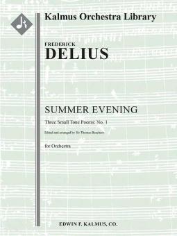Summer Evening [Three Small Tone Poems, No. 1] 