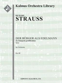 Der Buerger als Edelmann Suite, op. 60-IIIa/ TrV 228c (Le Bourgeois Gentilhomme) 