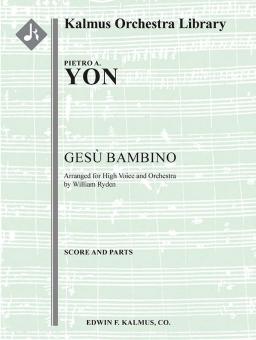 Gesu Bambino (orchestration for high voice, F) 