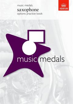 Music Medals Saxophone Options Practice Book 