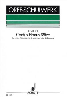 Cantus-firmus-Sätze 