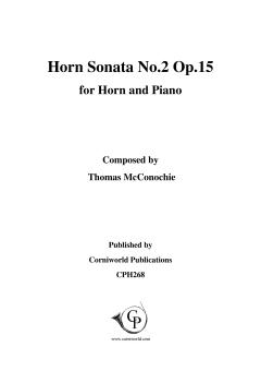 Horn Sonata No. 2 op. 15 