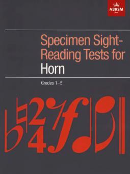 Specimen Sight-Reading Tests For Horn, Grades 1-5 