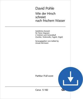 Wie der Hirsch schreiet nach frischem Wasser Download
