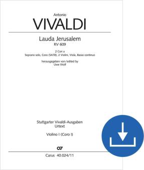 Lauda Jerusalem RV 609 Download