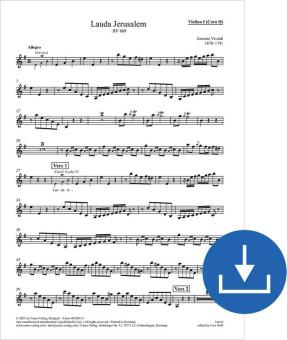 Lauda Jerusalem RV 609 Download