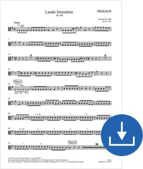 Lauda Jerusalem RV 609 Download