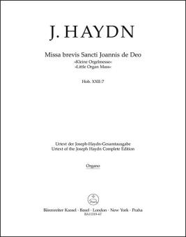 Missa brevis Sancti Joannis de Deo Hob. XXII:7 