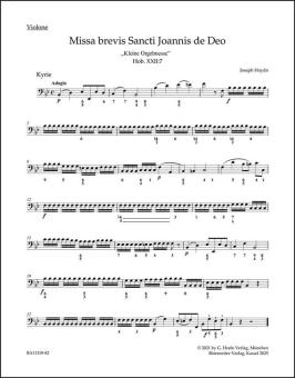 Missa brevis Sancti Joannis de Deo Hob. XXII:7 