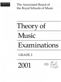 Theory of Music Examinations, Grade 2, 2001 