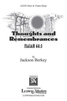 Thoughts & Remembrances: I. Isaiah 44:3 