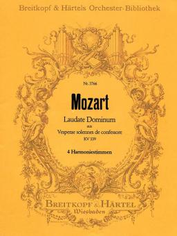 Laudate Dominum aus Vesperae solennes de Confessore KV 339 