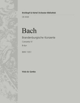 Brandenburgisches Konzert Nr. 6 in B-Dur BWV 1051 