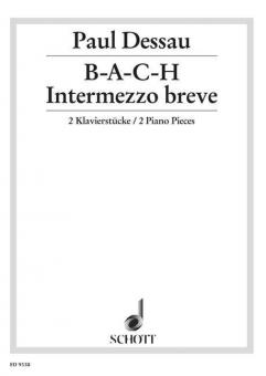 B-A-C-H / Intermezzo breve Standard