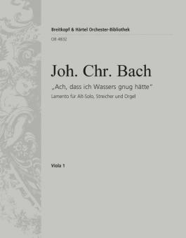 Lamento 'Ach, dass ich Wassers gnug hätte' 