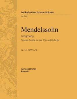 Lobgesang op. 52 MWV A 18 (Sinfonie Nr. 2), Eine Sinfonie-Kantate nach Worten der heiligen Schrift für Soli, Chor und Orchester 