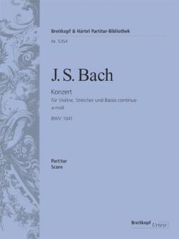 Konzert in a-Moll BWV 1041 