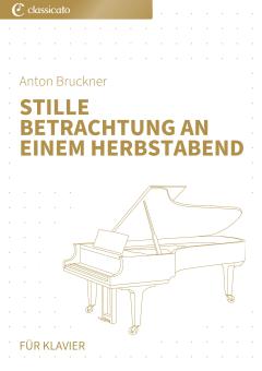 Stille Betrachtung an einem Herbstabend 