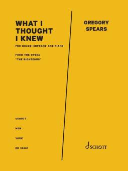 What I thought I knew Standard