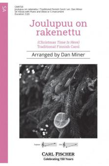 Joulupuu on rakenettu 