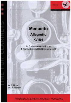 Menuetto KV593 