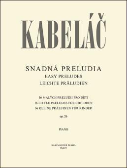 Leichte Präludien op. 26 