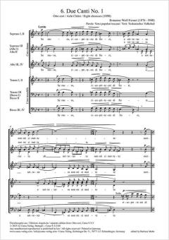 Due canti No. 1 Standard