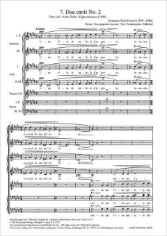 Due canti No. 2 Standard