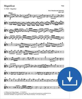 Magnificat in D MWV A 2 Download