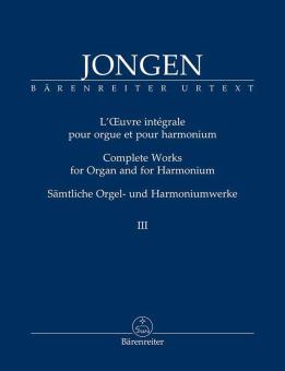 Sämtliche Orgel- und Harmoniumwerke 3 Standard