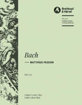 Matthäus-Passion BWV 244 
